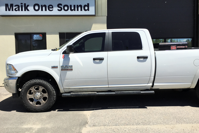 2015 RAM 2500 with professional window tint in North Bay